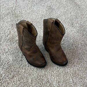 Brown Toddler Cowboy Boots
